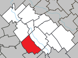 Saint-Elzéar (Chaudière-Appalaches) Quebec location diagram